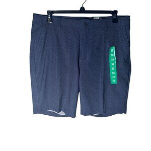 Pebble Beach Performance Shorts Men's Size 38 Navy Blue Polyester NEW